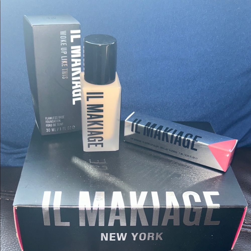IL MAKIAGE Perfect Coverage Foundation & Hi Shine Lip Glass Duo